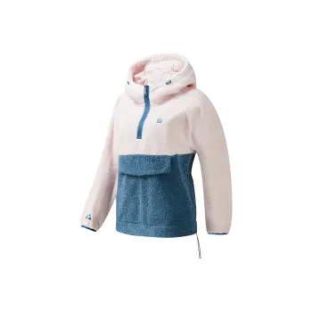 FILA Velvet feel Coat Women's Aniline Powder