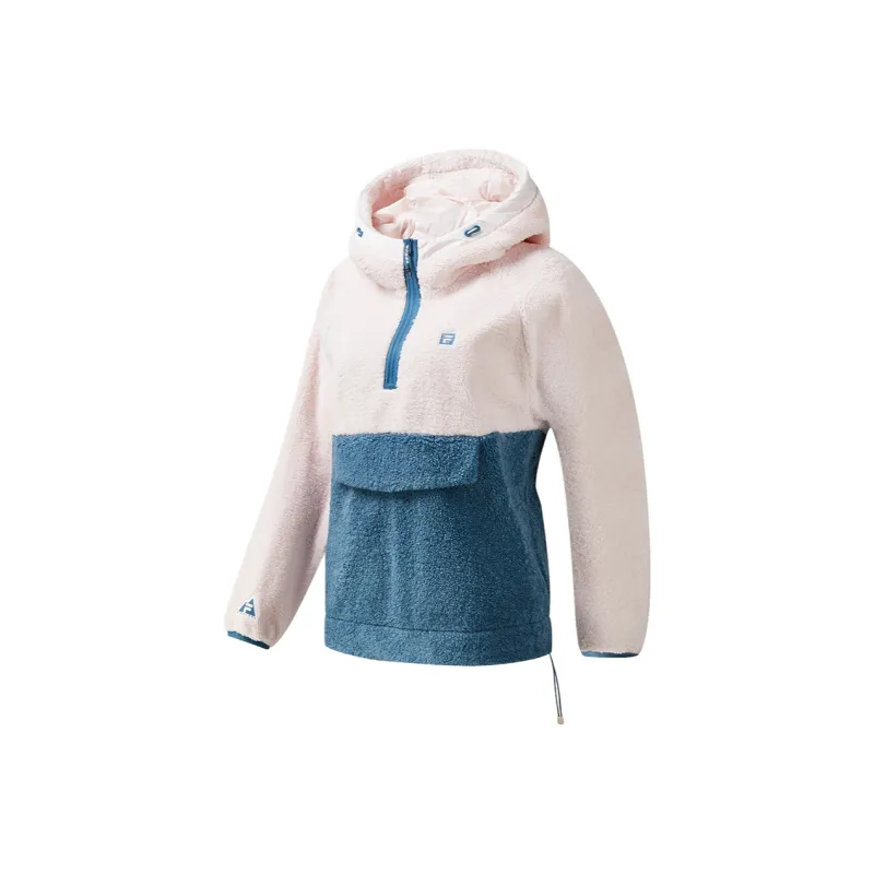 FILA Velvet feel Coat Women's Aniline Powder-0