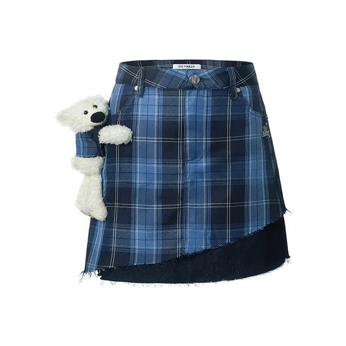 13 DEMARZO Denim Short Skirts Women's-0