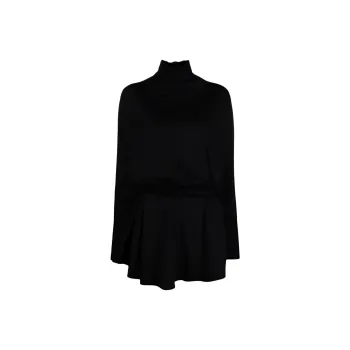 PINKO Draped Jersey Minidress