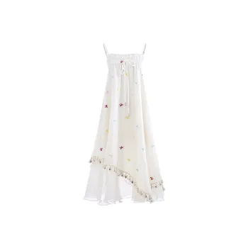 PLANE DRIFT Slip Dresses Women's Ecru, Camisole Set