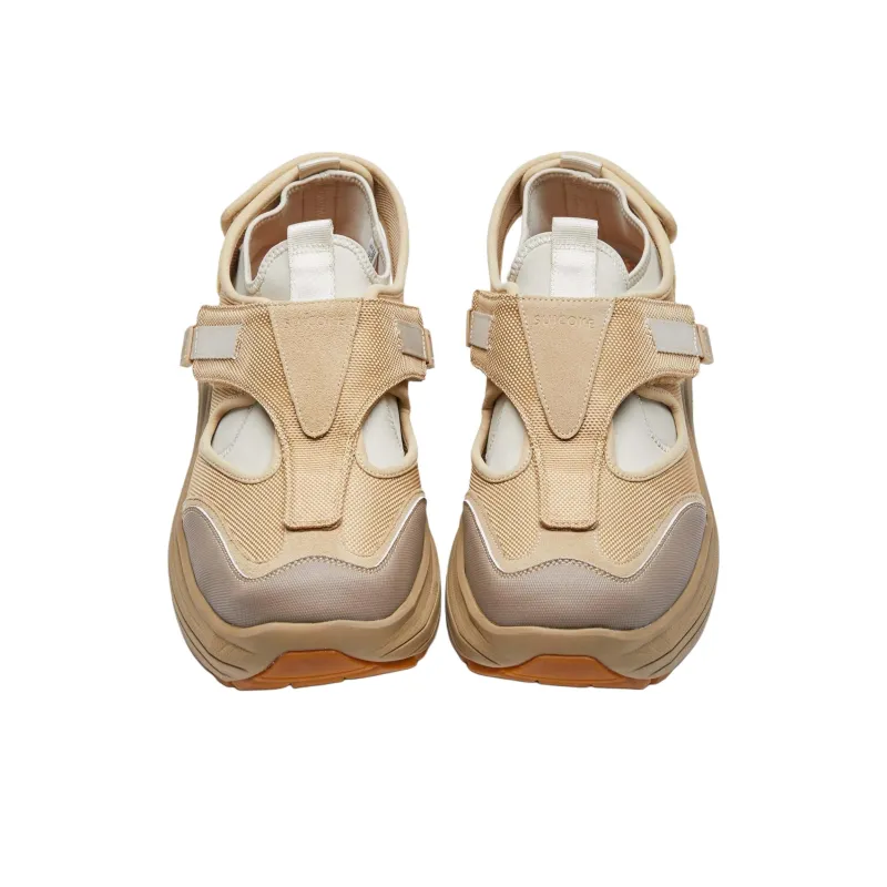 Suicoke TRED Abrasion Resistant Low Top Casual Shoes Unisex Beige-3