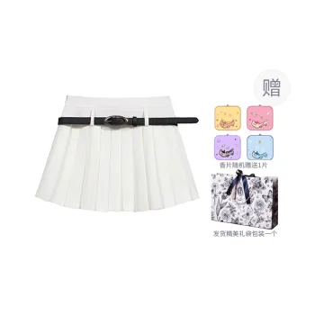 ETSE Casual Short Skirts Women's White