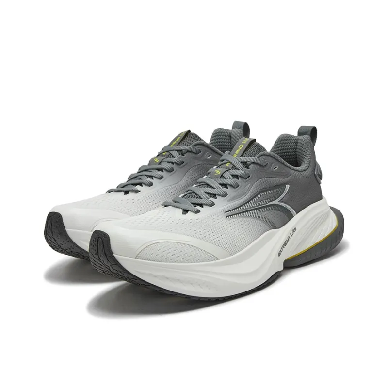 361° Shock Absorbers Slip Resistant Breathable Low Top Casual Running Shoes Men's Graphite Gray-2
