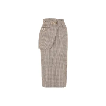 FENDI Casual Long Skirts Women's Beige