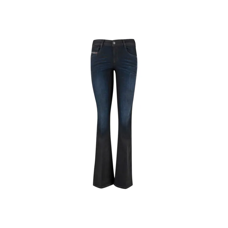 DIESEL Logo Plaque Demin Flared Jeans-0