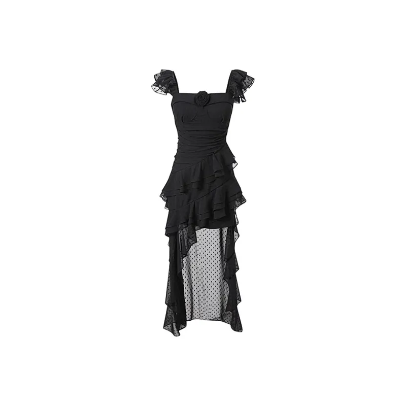 Incolore Slip Dresses Women's Black-0