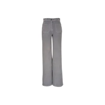 NILI LOTAN High-waisted Denim Trousers