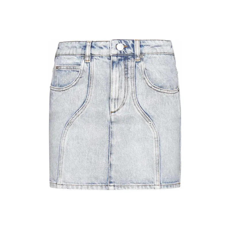 ISABEL MARANT ETOILE Denim Mini Skirt-0