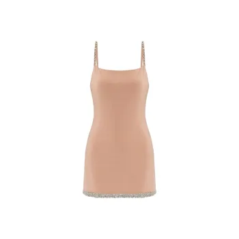 AMIRI Crystal embellished Slip Dress