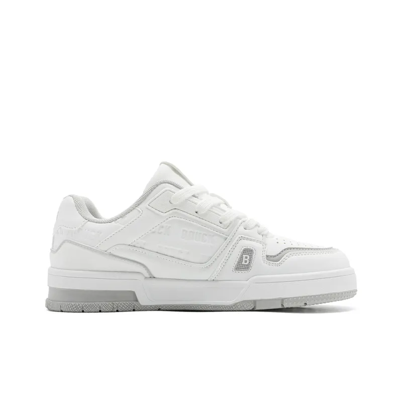 B.Duck Summer Citywalk Collection Skateboard Shoes Unisex Low Top White Gray/Beige Brown/Black White-2