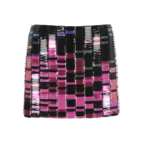 The Attico Rue Sequin Embellished Mini Skirt