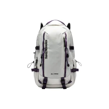 Anta Polyester Backpack Unisex Tone Gray