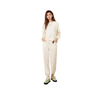 FAIRWHALE Casual Suit Women's Cream Apricot