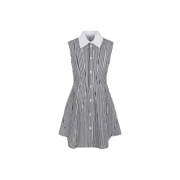 SportMax Striped Sleeveless Dresses