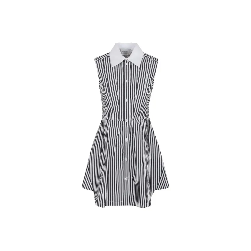SportMax Striped Sleeveless Dresses-0