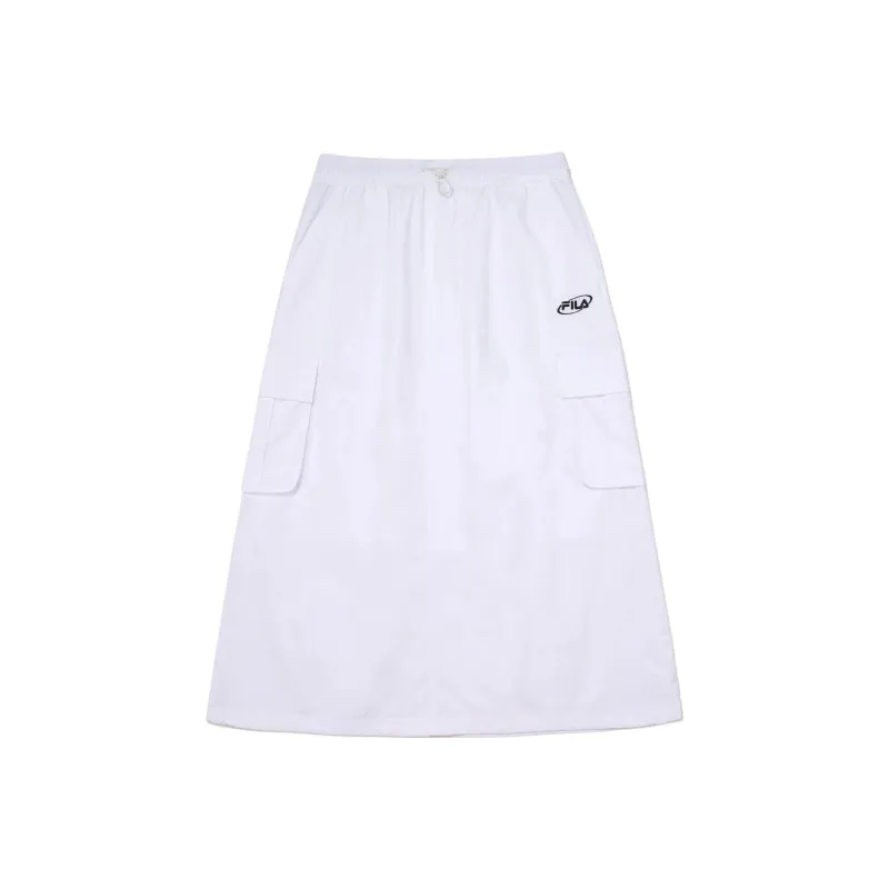 FILA Casual Long Skirt Women's White-0