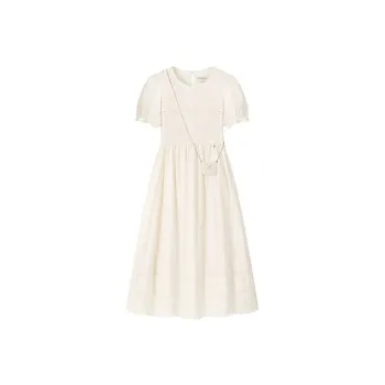 Teenie Weenie Long Sleeved Dress Women's Khaki