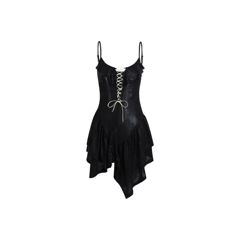DND4DES Slip Dresses Women's Black-0