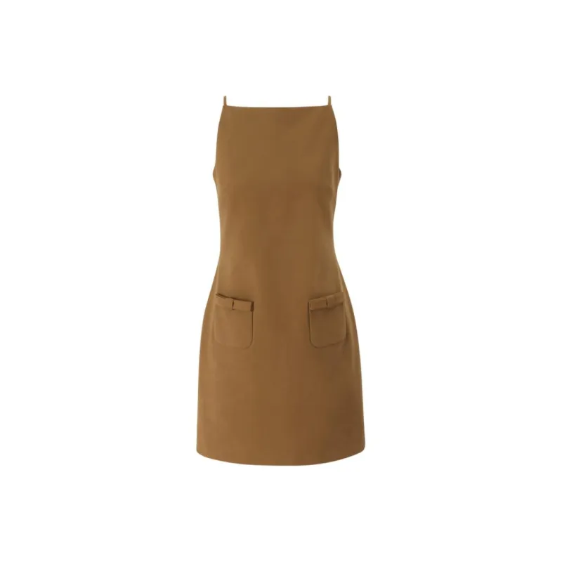 III VIVINIKO Slip Dress Women's Ginger Yellow-0
