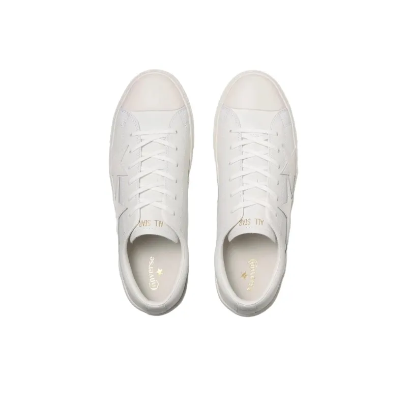 Converse All Star Coupe Anti Slip Wear Resistant Low Top Skateboard Shoes Unisex Ecru-2