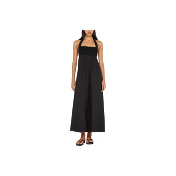 BEC+BRIDGE ILUKA MAXI DRESS Slip Dresses Women's BLACK/Black