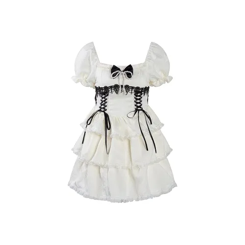 Incolore Slip Dresses Women's White