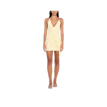 BEC+BRIDGE MARNIE MINI DRESS Slip Dress Women's BUTTER/Butter