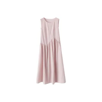 XIMENG Sleeveless Dress Women's Pink