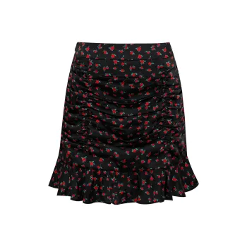 Hush Puppies Casual Short Skirts Women's Black Red