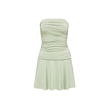 ARITZIA Ten Socialista Dress Sleeveless Dress Women's Silver Sage Green/Silver Sage Green
