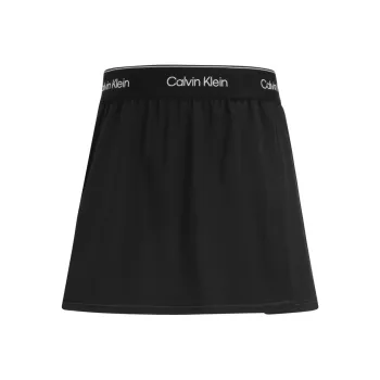 Calvin Klein Logo-waistband Layered Shorts