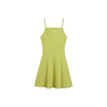 PUMA Wardrobe Essentials Women's Ribbed Flared Short Dress
