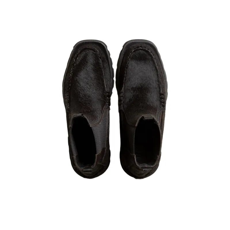 Hereu Alda Crew Chelsea Boots 3cm Men's Black-1