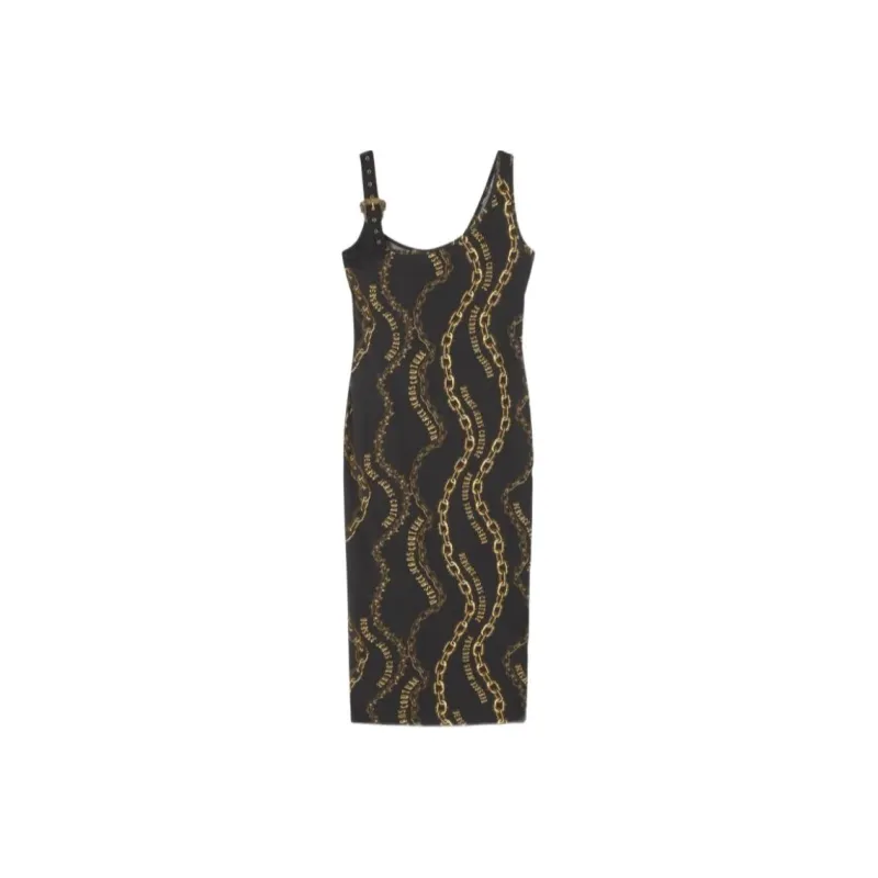VERSACE Chain Printed Sleeveless Top-0