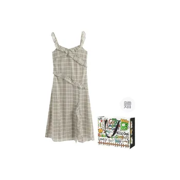 ZVJH Slip Dress Women's Yellow Green
