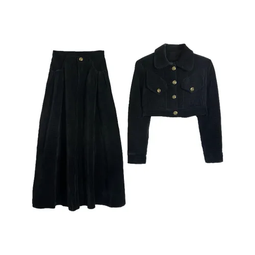 Icicofficial Two Piece Skirt Sets Women's