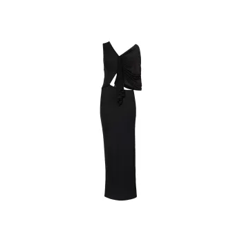 Christopher Esber Draped Halterneck Maxi Dress
