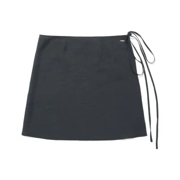 COVERNAT Casual Short Skirts Women's Charcoal Gray