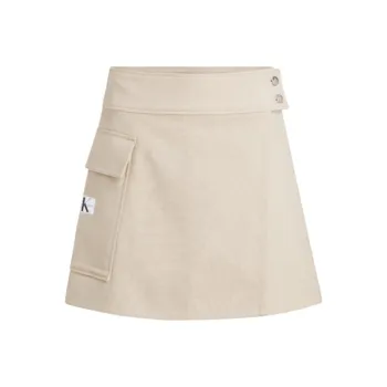 CALVIN KLEIN Casual Short Skirts Women's Beige