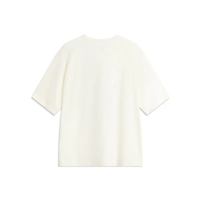 LiNing Basketball Collection T Shirt Men's Ivory-1