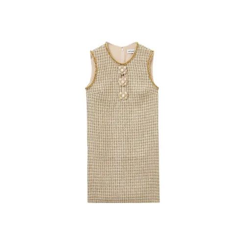 Self portrait Embellished Bouclé Mini Dress