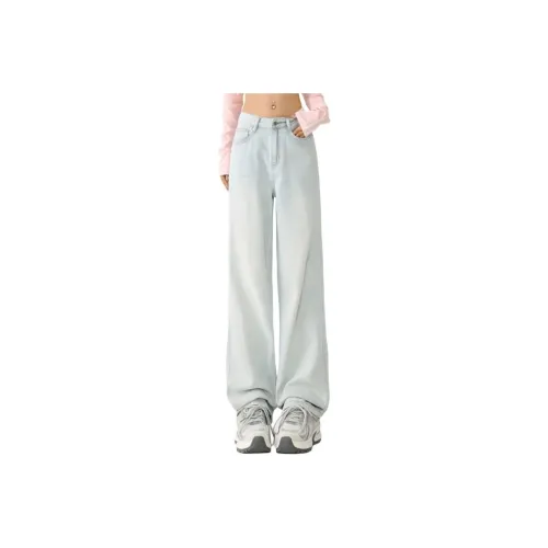 YINLEI Jeans Women's Moonlight Blue