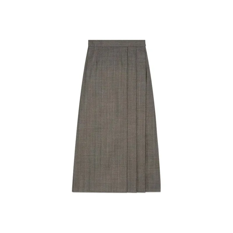 GUCCI Casual Long Skirt Women's Gray-0