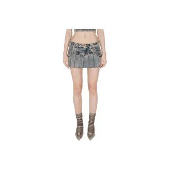 Misbhv X Esther Yu Yu Shuxin Co-authored Series Denim Short Skirts Women's Denim Blue