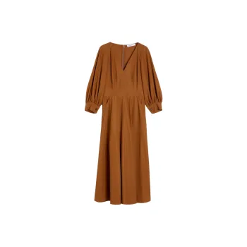 MaxMara Long Sleeved Dress Women's Brown