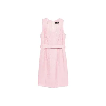 ETRO Paisley embroidery Midi Dress