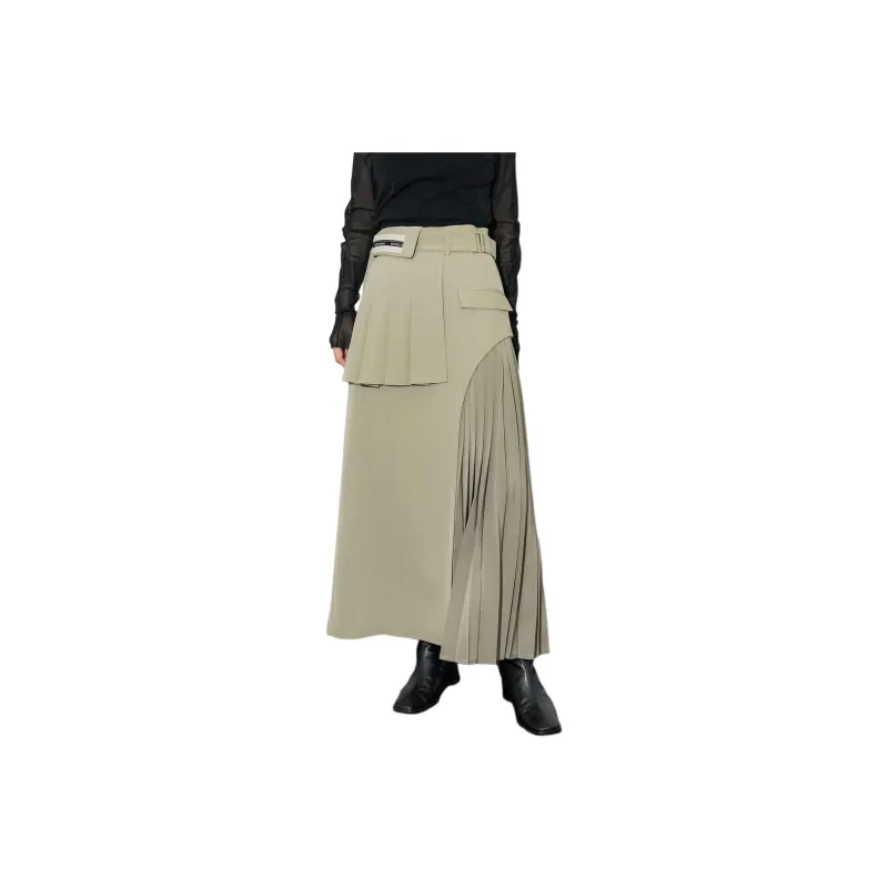UNITED TOKYO Casual Long Skirts Women's Light Brown-0