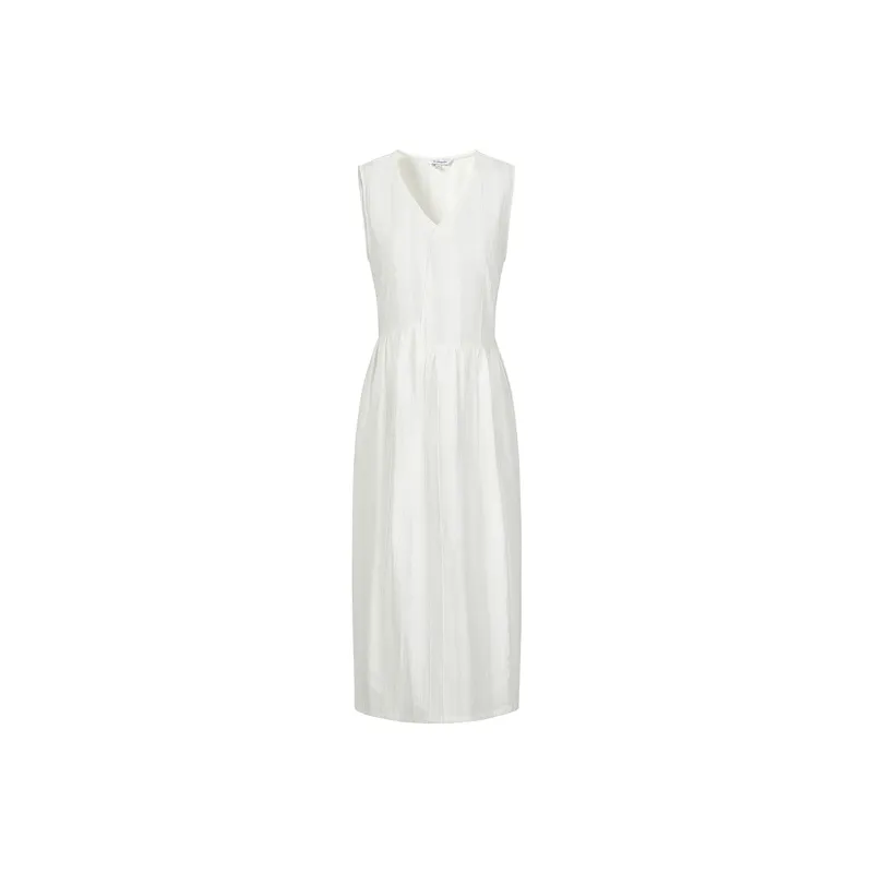 JZ. ANNAKRO Sleeveless Dress Women's Raw White-0