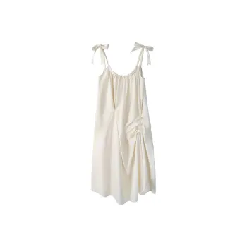 ZWTX STUDIO Slip Dresses Women's Apricot